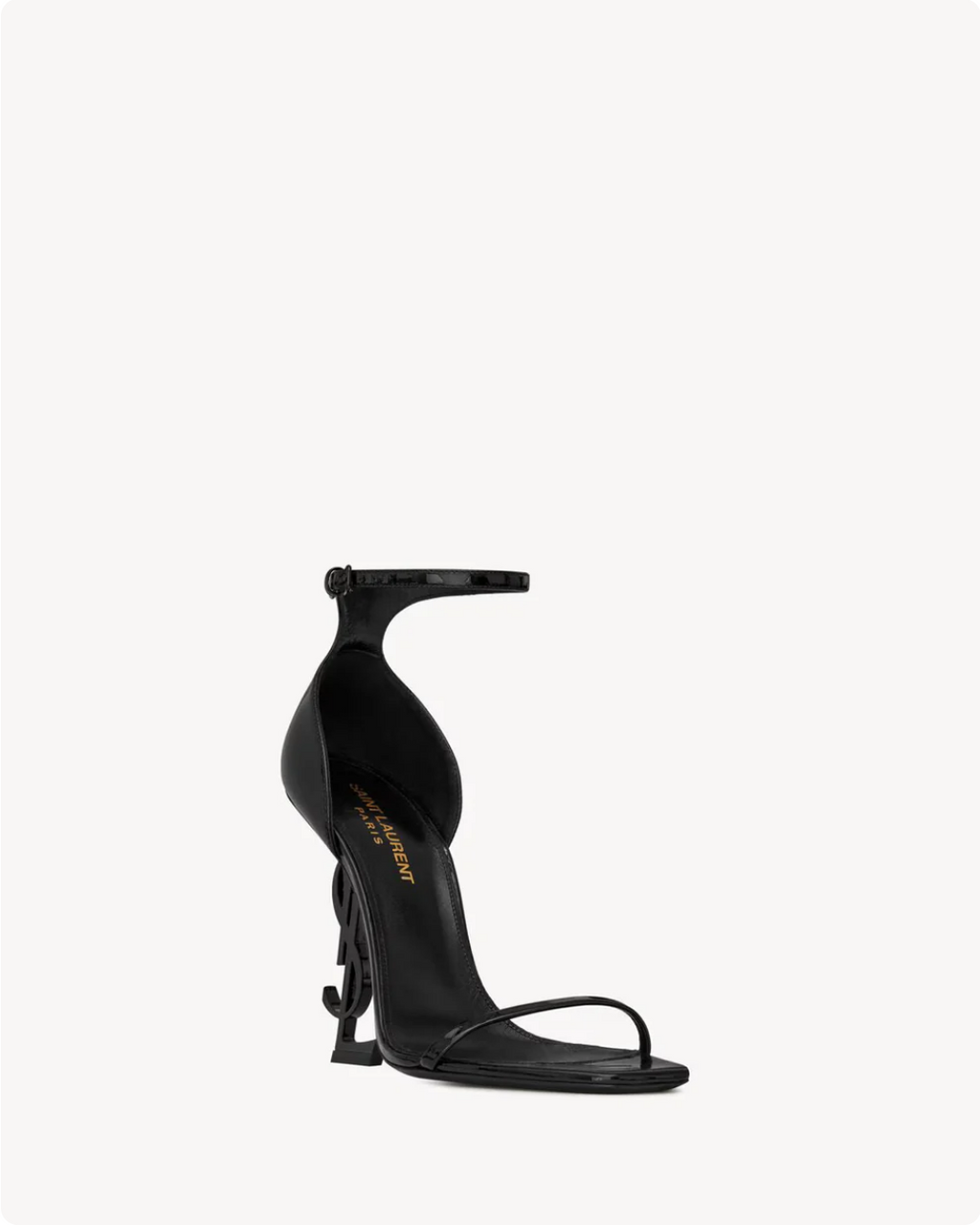opyum sandals in patent leather 11 cm with box
