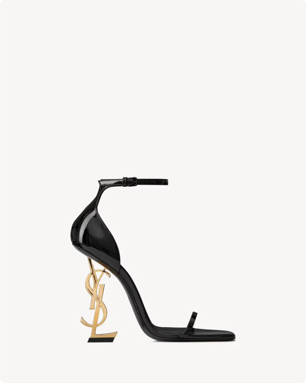 opyum sandals in patent leather 11 cm with box