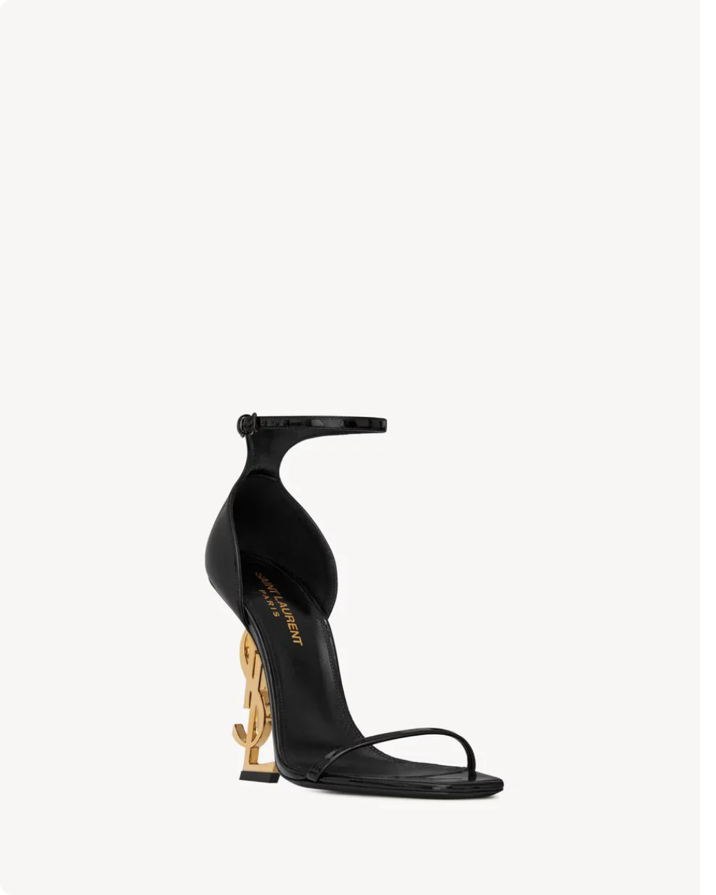 opyum sandals in patent leather 11 cm with box