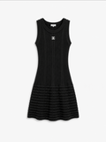 C A-LINE BLACK DRESS