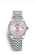 SILVER PINK WATCH