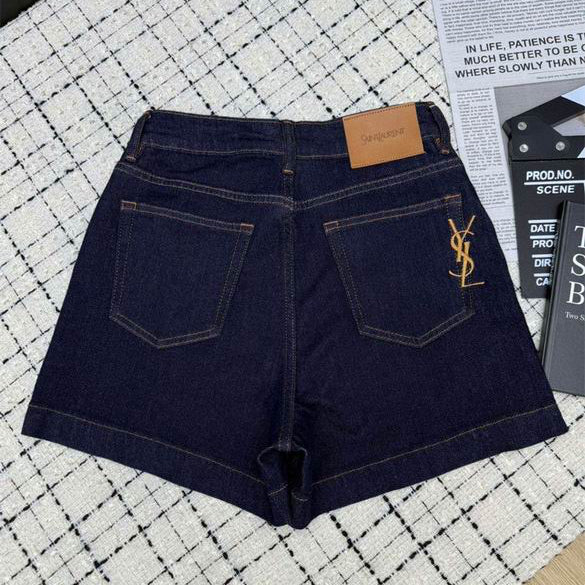 High-waisted shorts