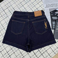 High-waisted shorts